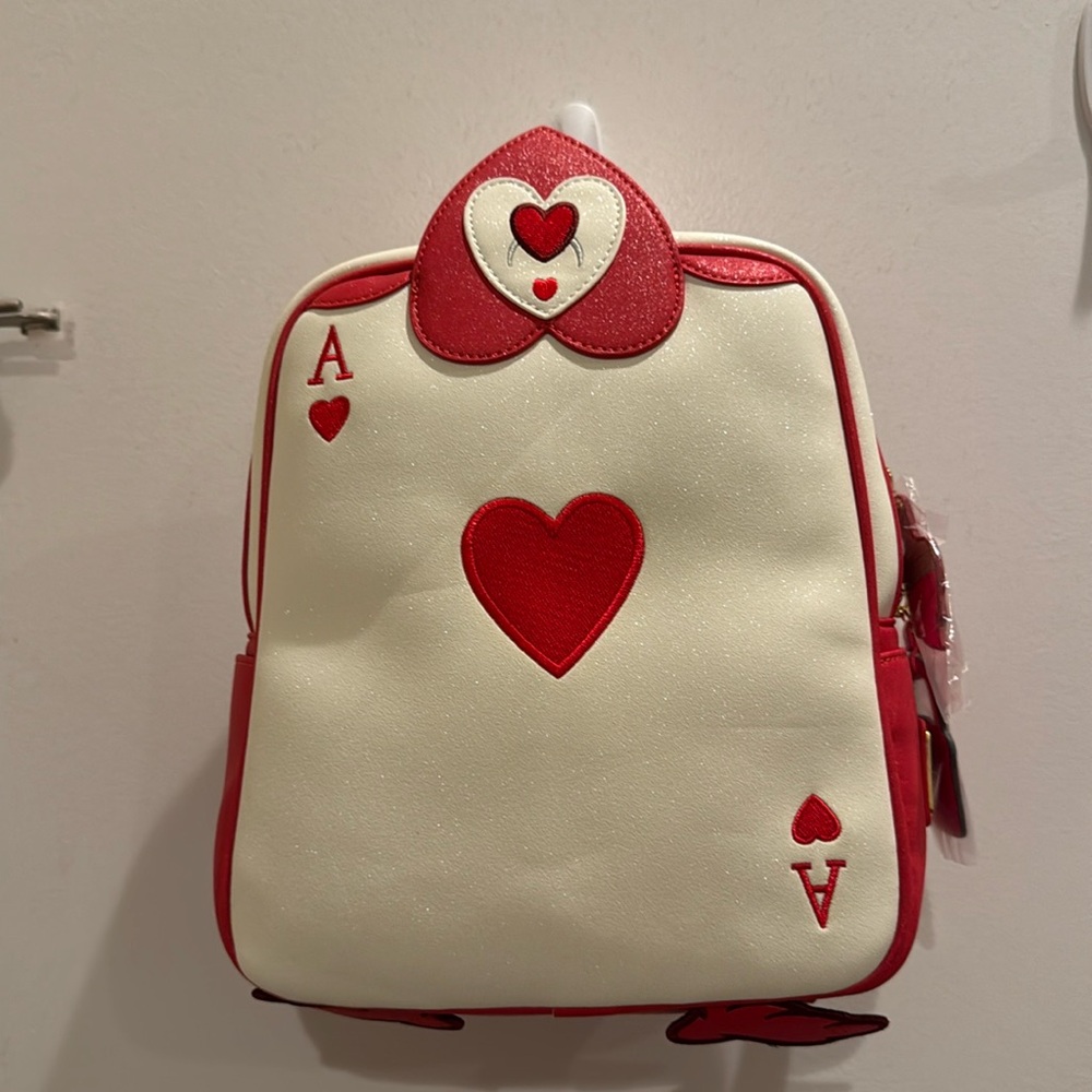Ace of Hearts Alice in Wonderland Backpack